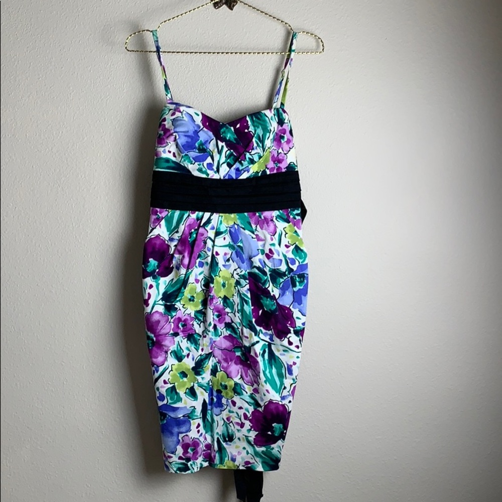 Flower print dress